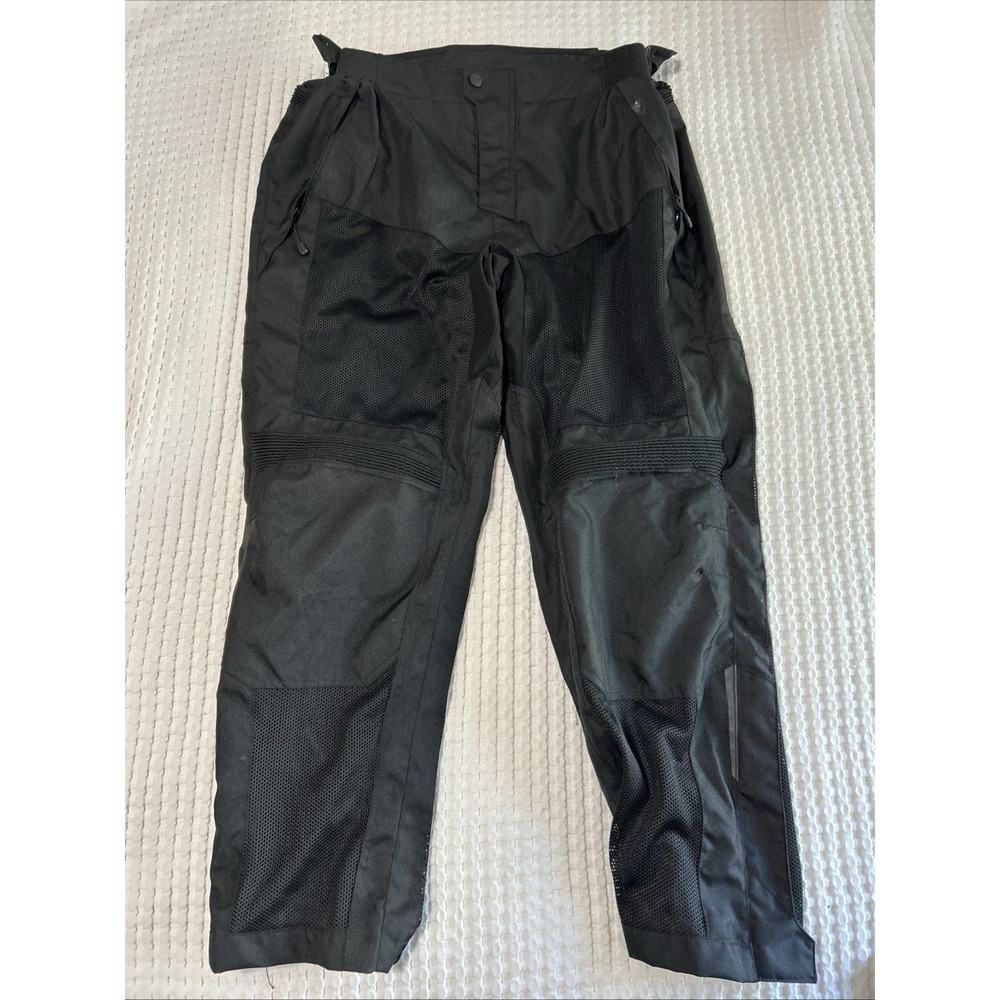 Bilt Men's Blaze 2 Mesh Lightweight Black Riding Motorcycle Pants Size 3XL